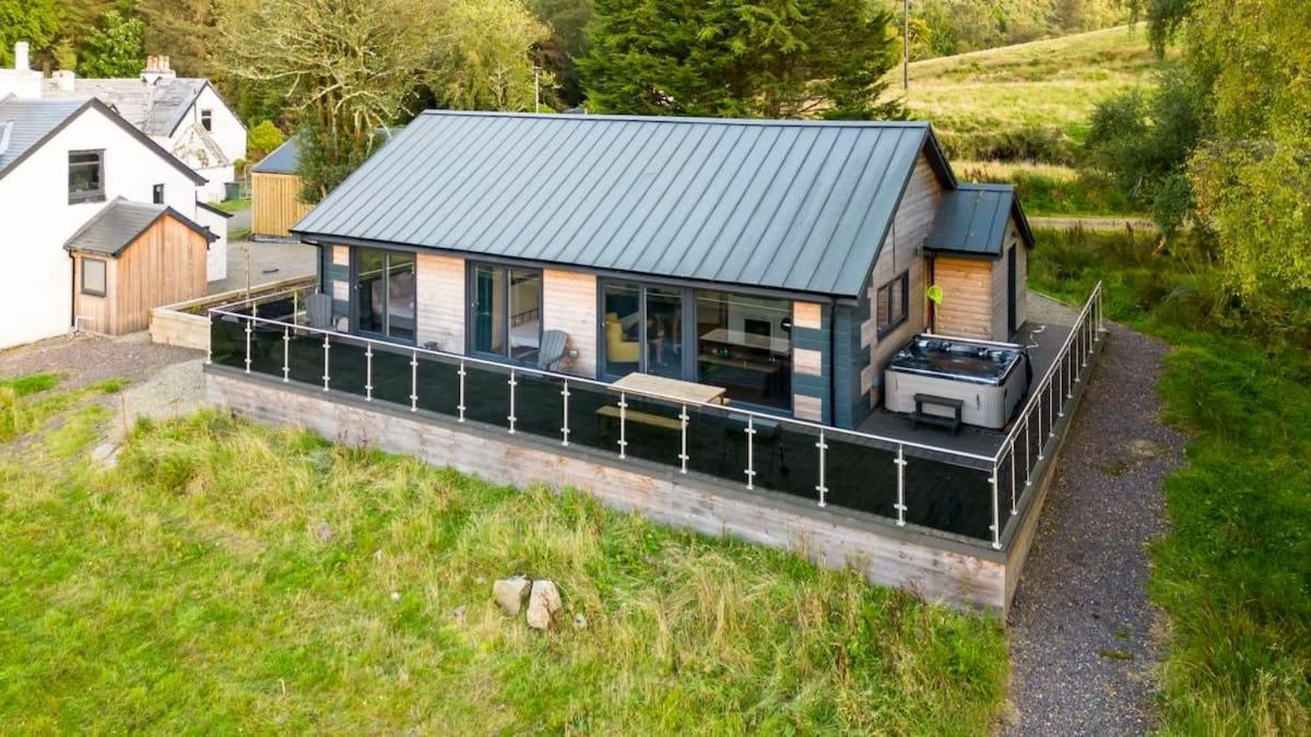 New Build Lodge With Stunning Views Of Loch Awe Hayfield  Экстерьер фото
