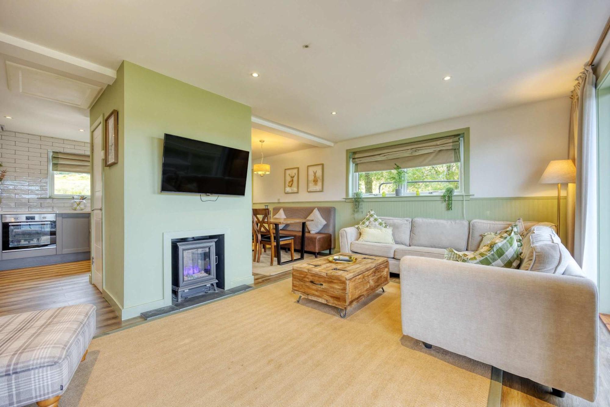 New Build Lodge With Stunning Views Of Loch Awe Hayfield  Экстерьер фото