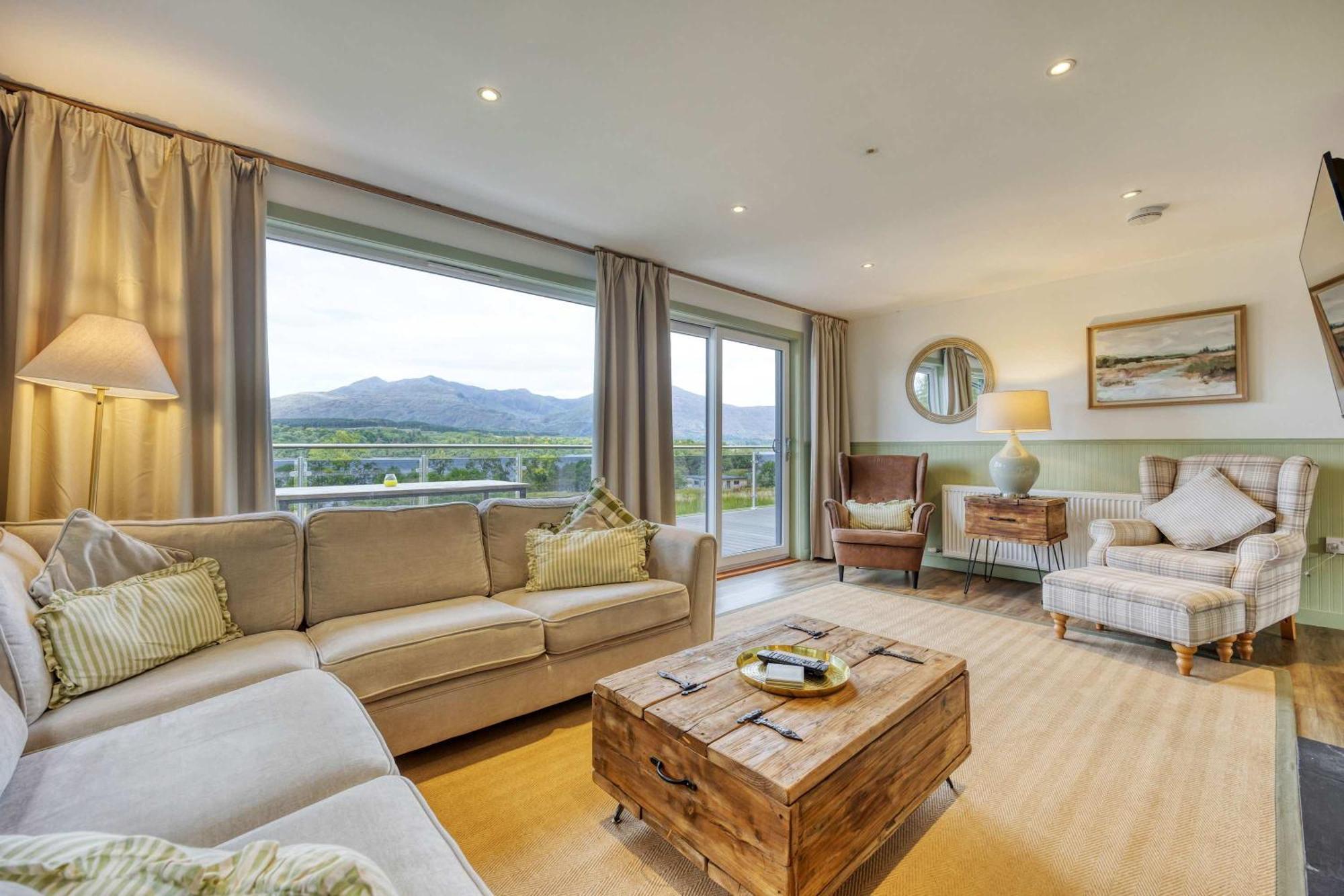 New Build Lodge With Stunning Views Of Loch Awe Hayfield  Экстерьер фото